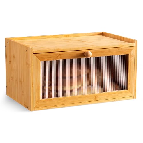 Famyards Farmhouse Bread Box for Kitchen Countertop
