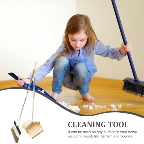 VICASKY Besen und Kehrschaufel Set mit Langem Stiel Magnetische Verbindung Leichtes Design Dichte Borsten für Effiziente Reinigung Haarschmutz Besen für Haushalt Praktische Aufhängung – Bild 4