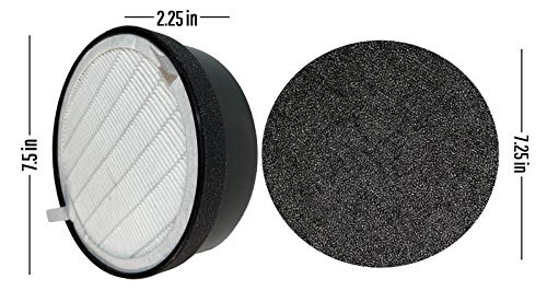 Flintar H13 True Hepa Replacement Filter, Compatible With Lv-H132 Air Purifier, Part # Lv-H132-Rf, 2-Pack #TOP6