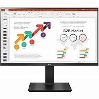 LG 61cm/24 (1920x1080) 24BP450Y-B 16:9 5ms IPS HDMI VGA DisplayPort VESA Pivot Full HD schwarz