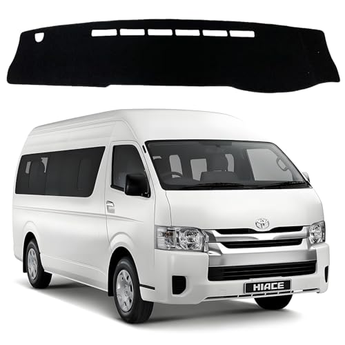 トヨタとの互換性あり ハイエース200系ダッシュボードマット 専用1型2型3型4型5型6型7型ダッシュボードカバー ワイドボディ内装パッツ 日焼け防止 反射防止 劣化防止 インテリア アクセサリー