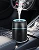 Car Diffuser for Essential Oils Portable Mini Ultrasonic Mist Humidifier 100ml USB Aromatherapy Diffuser Freshener with Colorful Lights for Small Space Home Office Bedroom (Black)