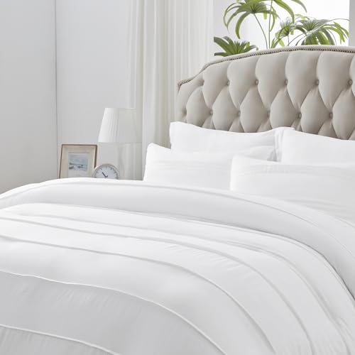 IUiugeig Twin Size Comforter Set, 2 Pieces- Soft Washed Microfiber Comforter with 1 Pillowcases Shams, Fluffy Lightweight Down Alternative Bedding Comforter Sets for All Season