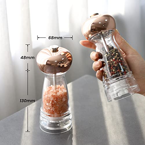 Vevouk Set Macina Sale e Pepe in Oro Rosa