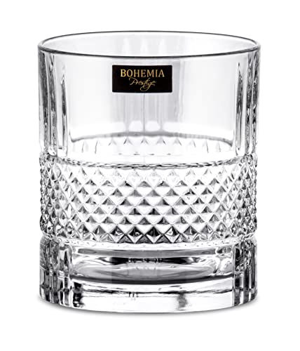 BOHEMIA CRISTAL EN VERRE ÉLÉGANTE POUR WHISKY 340ML