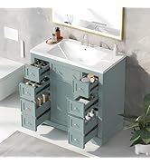 Amazon.com: yoptote 30/36 Inch Bathroom Vanity with Sink,Modern ...