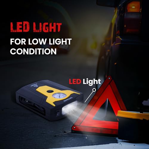 Image of Autofy OPTIMUS with 2 YEARS War'ranty' Car Tyre Inflator Pump Tyre Inflator for Car Air Pump for Tyres all Cars Sedan SUV Hatchback Bikes Cycles Tyre inflator Car Accessories (150 PSi 12V DC)