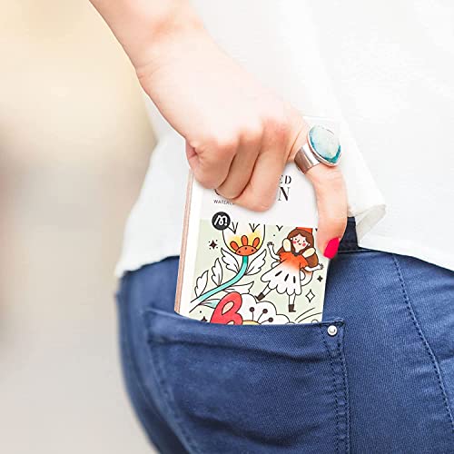 5Pcs Pocket Watercolor Painting Book, Pocket Watercolor Book, Watercolor Paint Bookmark, Watercolor Bookmarks To Paint, Pocket Watercolor Painting Book For Kids #TOP5