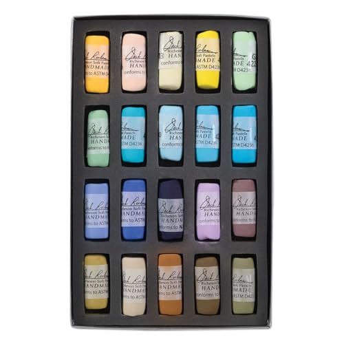 Jack Richeson Paysage 20 pièces assortiment de pastels extra-fins