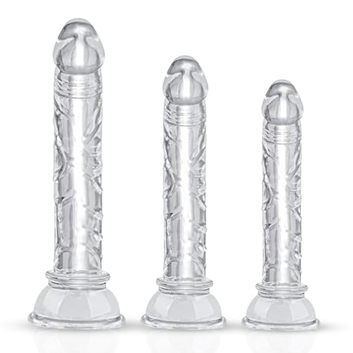 3er Dildo Set,Analdilos Herren Dildo Klein,Sex Toyset Herren Damen,Realistischer Dildo Anal Dildo mit Dildo Saugnapf,Analplug für Männer Frauen Anfänger,Dildos Sex Spielzeug Beide (S+M+L)