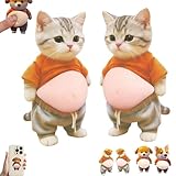 犬 シール 3D【2025新型】柔らかいお腹 ぷにぷにシール かわいい 3D もっちりスクイーズ ステッカー シー ル帳 デコレーション 携帯電話飾り用 手帳用 日記帳用 车用 手芸用品 (D)