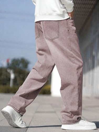 Image of Ben Martin Men Jeans || Baggy Fit Jean's for Man || Loose Fit High Rise Denim || Stretchable Casual Wear Jean,s || Dance Rap Rapping Style Pant for Men || Denim Cotton Jeans (1)