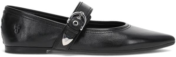 Frye Heather Buckle Mary Jane Flats for Women - Elegant Leather Footwear with Adjustable Strap and Comfortable Fit