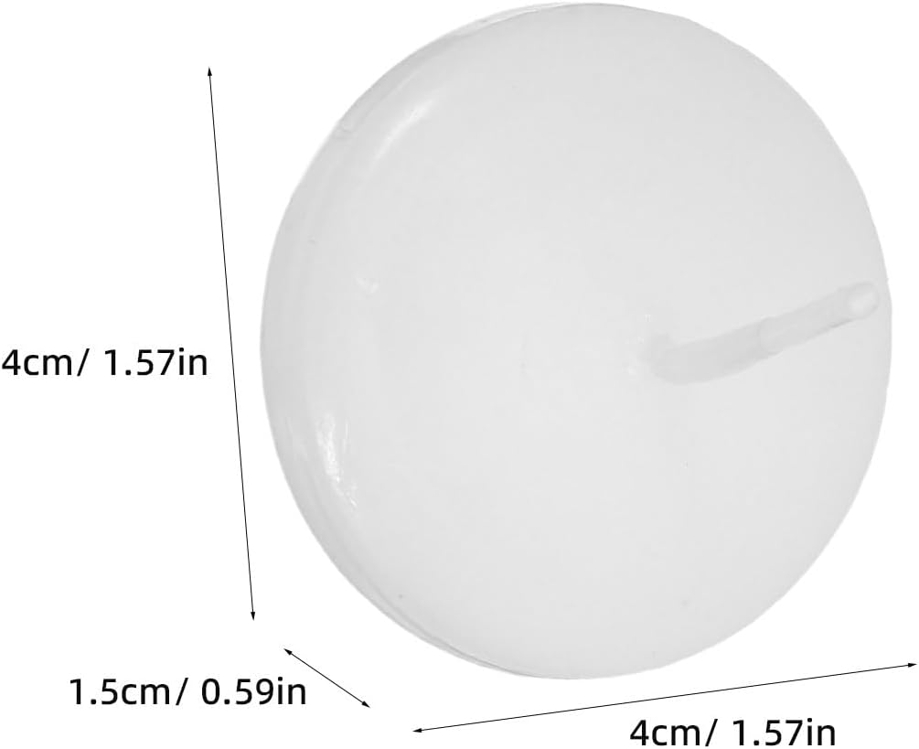 30pcs White Floating Candles: 1.6" Unscented Dripless Wax Floating Candles Waterproof for Centerpieces Weddings Valentine Birthday Pools Cylinder Vases Romantic Home Decor