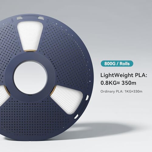 Sunlu Filament leichtes PLA 1,75 mm, LW-PLA 0,8 kg für 3D Druck