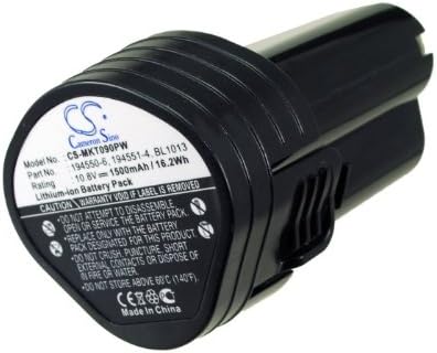 SPANN 10.8V Lithium-Ion replacement battery, bottom view with label