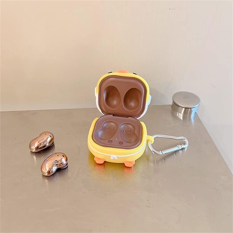 Miniatura 4 de Funda de silicona de dibujos animados con llavero para Samsung Galaxy Buds2 Pro  Buds2  Buds Pro  Buds Live