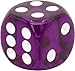 Translucent Purple 6 Sided 16mm Dice Block (12-Dice)
