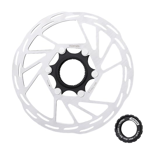 Disque de frein VTT 180mm center lock rotor de freinage route et BMX avec bague