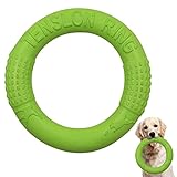 EUBEISAQI Hundering-Spielzeug für Aggressive Kauer | Unzerstörbares Hundekauspielzeug für Training und Zahnreinigung,Floating Dog Disc Toys, Sommer-Haustiertraining Outdoor-Hundekauspielzeug