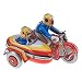 Imagen de TWTCZOZ Juguete de Hojalata Antiguo con Sidecar Y Mecanismo de Relojería
