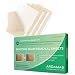 Aroamas, Silicone Scar Removal Sheets - for Keloid, C-Section, Hypertrophic, Surgical Scars and More Reusable and Washable 3"×1.57", 4 Sheets (2 Month Supply)