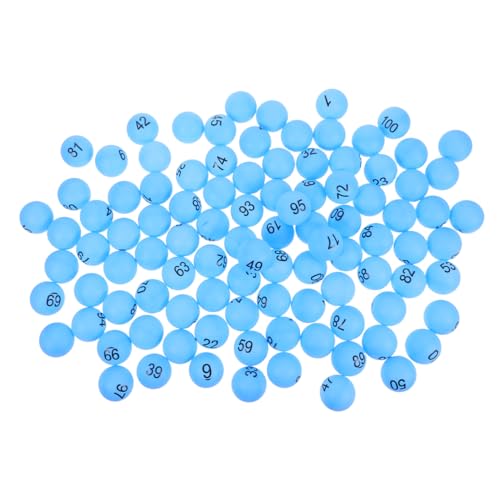 Chiffres pour projet de bricolage sur balles de ping-pong bleu