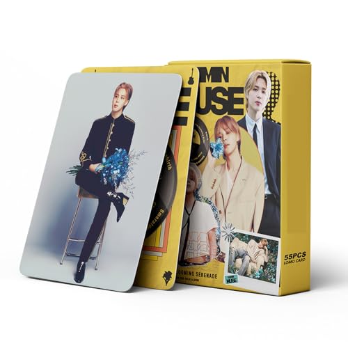 Yoimckay Jimin Photocard 55 PCS BTS JungKook, Mini Card, Photocards, Álbum...