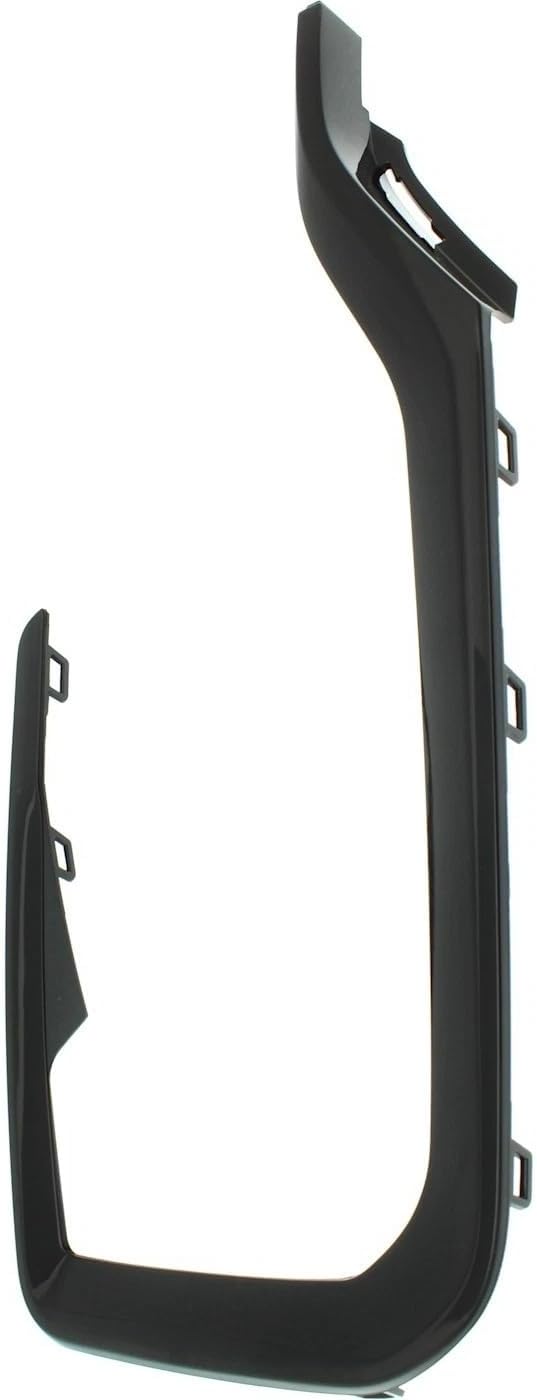 Front Passenger Side Bumper Trim - Automotive Bumper Moldings Replacement for GMC Terrain 2017 Black Replace# 84074532 GM1047115