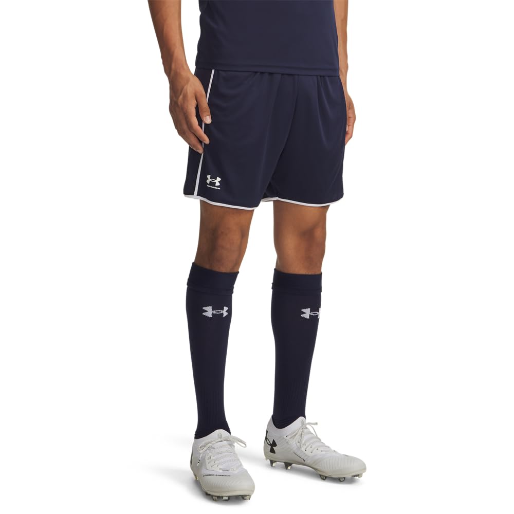 Under Armour Men's Chall Trainer Performance Gym Shorts - Navy/White - 2XL