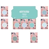 Badezimmer Holz und Schränke Testerbox - Ruhiges Blau - Hochglanz