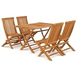 Cet ensemble de salle à manger de jardin en bois tendance est parfait pour votre camping en plein air ou le pique-nique