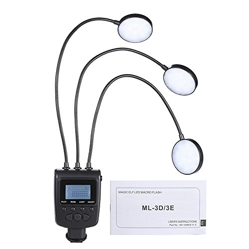 Andoer Magia ml-3d LED Macro Flash Light Lamp