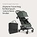 Mompush Velo & Nexis Stroller Bag for Airplane, Durable and Spacious for Storage and Protect, Lightweight Stroller Travel Bag Easy to Carry for Air Travel