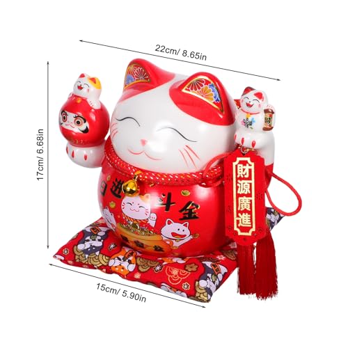 Tirelire chat Maneki Neko idée cadeau originale de décoration - 5