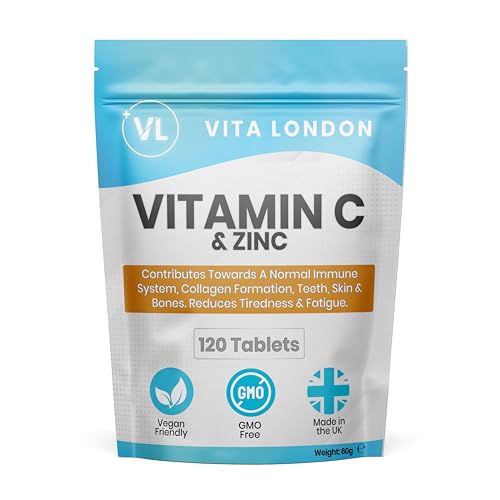 Vitamin C & Zinc Tablets 1200mcg, 120 Count