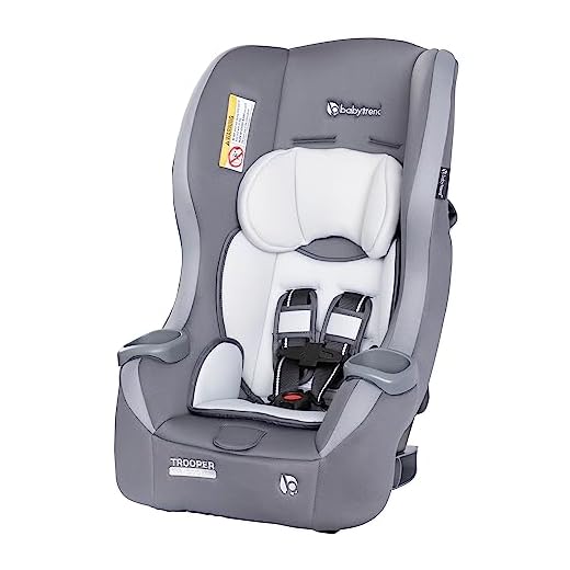 Baby Trend Trooper™ 3-in-1 Convertible Car Seat, Dash Grey