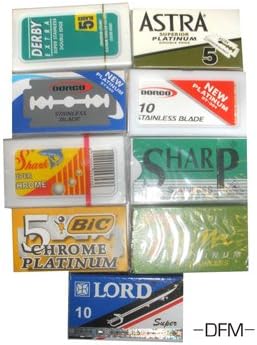Double Edge Razor Blade Economy Sample Pack #1-60 Blades