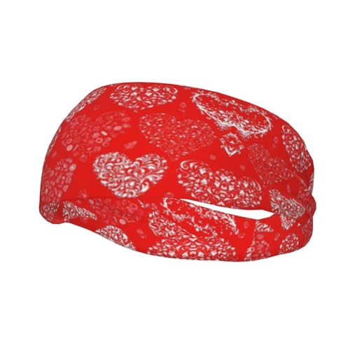 Love - Cinta elástica para el pelo, unisex, para correr, ciclismo, baloncesto, fitness, entrenamiento