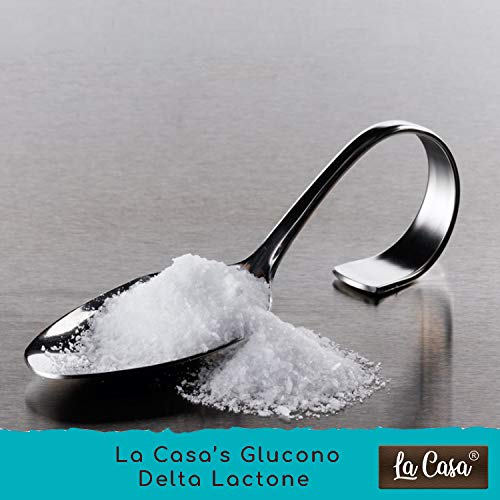 Image of La Casa Premium Glucono Delta Lactone (GDL) | Tofu Coagulant | Leavening & Pickling Agent | Best Vegan Paneer Alternative | Product of India | 300g |