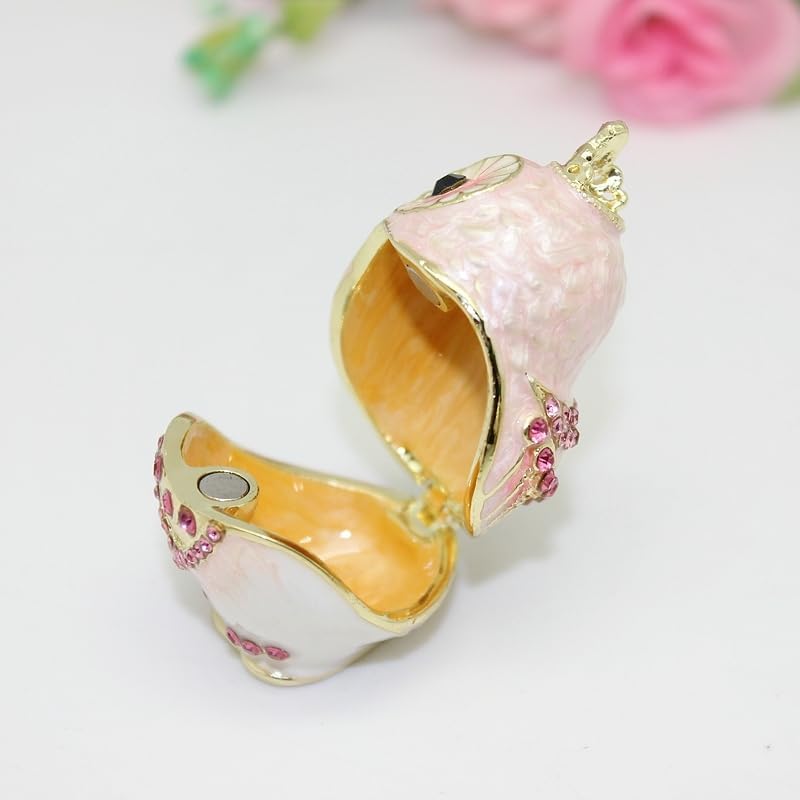 HUFFA Elegant Owl Trinket Box for Ladies - Perfect Wedding Favor & Smart Jewelry Organizer