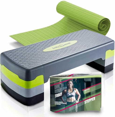 Body & Mind® Stepboard aérobic Elite 3-étapes...