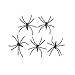 Anyumocz 100PCS Fake Spider Joke Toys for Prank,Plastic Fake Spider,Plastic Realistic Spiders for Halloween Party