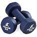 ProsourceFit Set of 2 Neoprene Dumbbell Coated for Non-Slip Grip, Blue-8lb