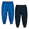 Winzik Boys Sweatpants, Boys Pants Toddlers Boys Christmas Clothes Kids 2-Pack Cotton Pull On Jogger Pants 2-9Y (7-9 Years, Solid Blue/Navy)