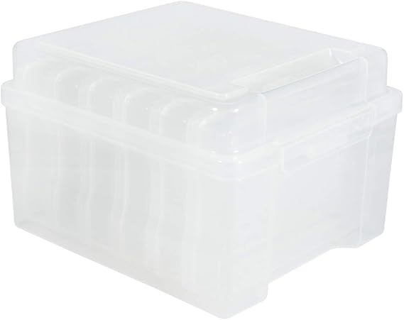 Rayher 39572000 Storage Box with 6 compartments, 210x185x140mm