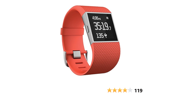 Amazon.com: Fitbit Surge, Tangerine, Small (US Version ...