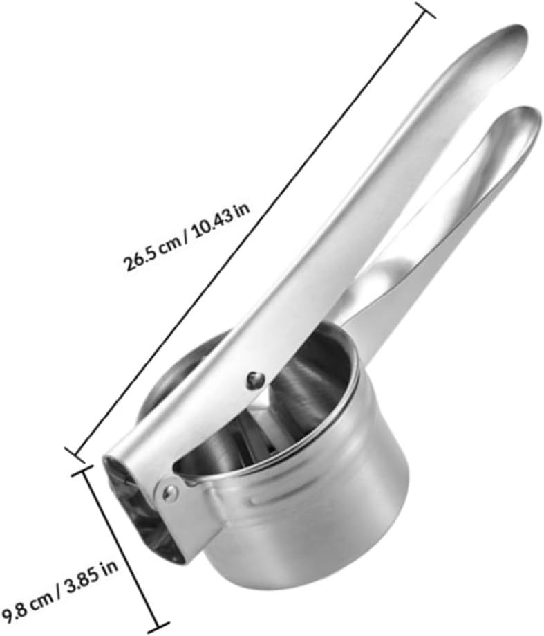 GANAZONO Handheld Stainless Steel Fruit Juicer and Citrus Squeezer with Bottom Holes, Manual Press Juicer for Household Use, Creative Kitchen Tool for Orange and Lemon Juice Extraction