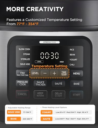 Midea MPC6018AASS Widemax 12-In-1 Electric Pressure Cooker thumb #5