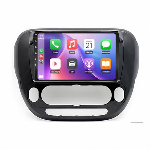 Radio coche 2 DIN para Kia Soul con Carplay inalámbrico y potente procesador de 4 núcleos